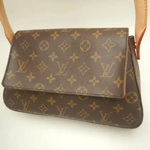 Louis Vuitton Looping Monogram Shoulder Bag in Brown Canvas from LuxUness, photo 7 of 8
