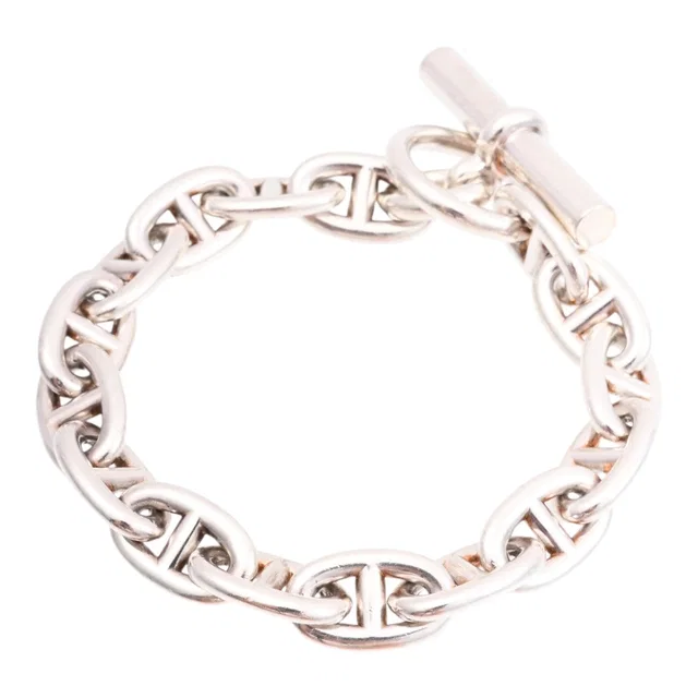 Hermès SV925 Chaine d'Ancre Bracelet MM Silver in Silver from VINTAGE QOO TOKYO