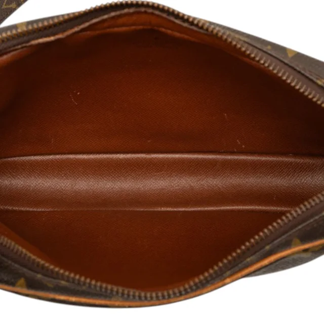 Brown Louis Vuitton Monogram Pochette Marly Bandouliere Crossbody Bag in Brown Coated canvas from Designer Revival, photo 2 of 2