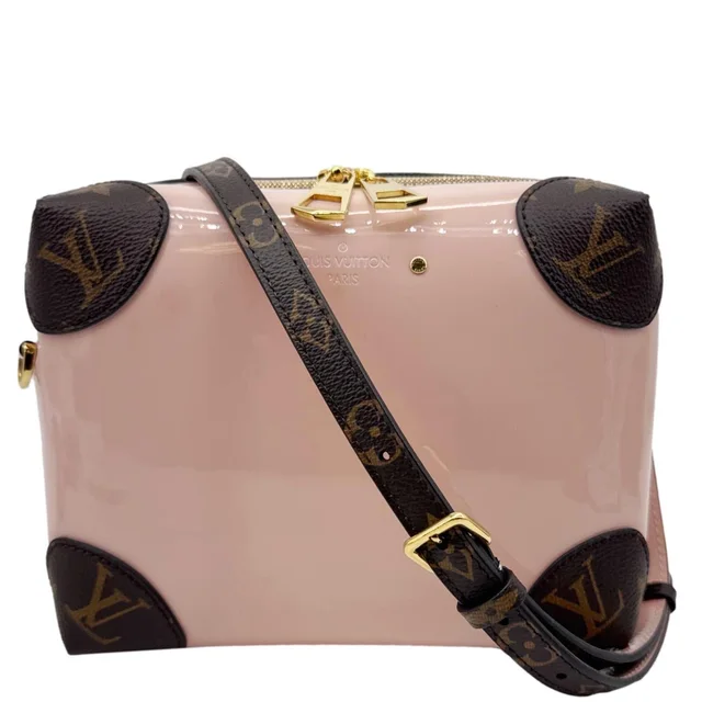 Louis Vuitton Venice Patent Miroir Leather Crossbody Bag Rose Ballerine in Pink Patent leather from Dallas Designer Handbags