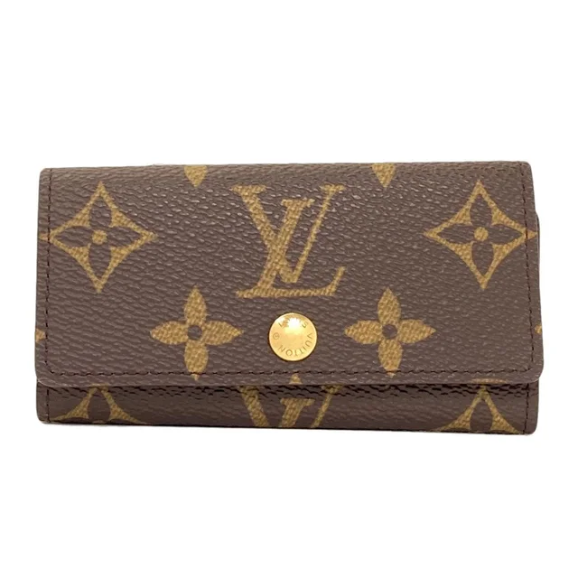 Louis Vuitton Multicles 4 Key Case Monogram Canvas Key Holder in Coated canvas from The Reluxe